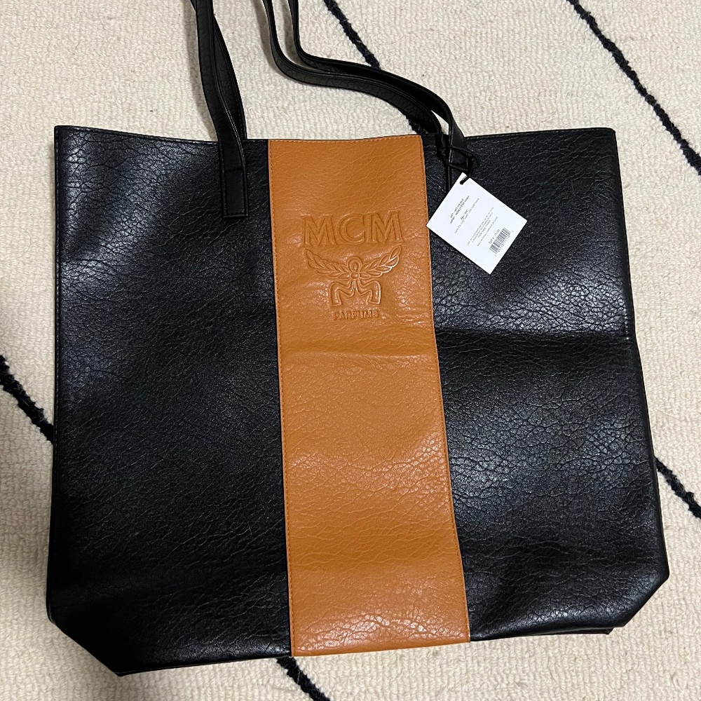 NWT MCM leather tote bag, extremely rare and not available for purchase